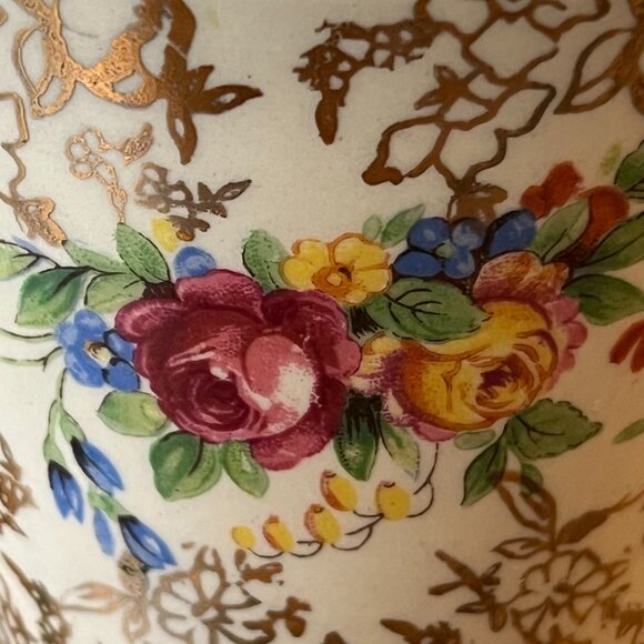 Lord Nelson Ware Ironstone Tea Set 2 Teacups + 2 Saucers 2528 Rose Time - Picture 7 of 15